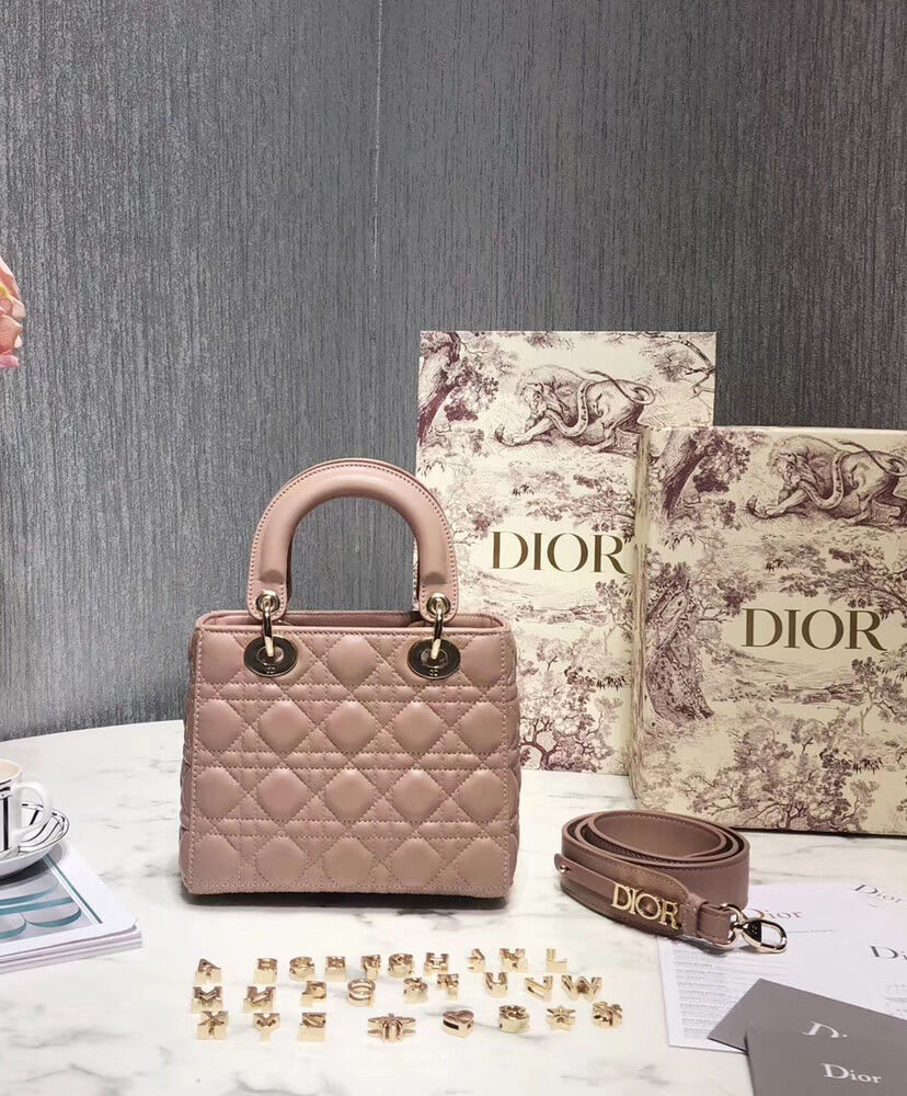 Christian Dior Lady Dior My Abcdior Bag Pink